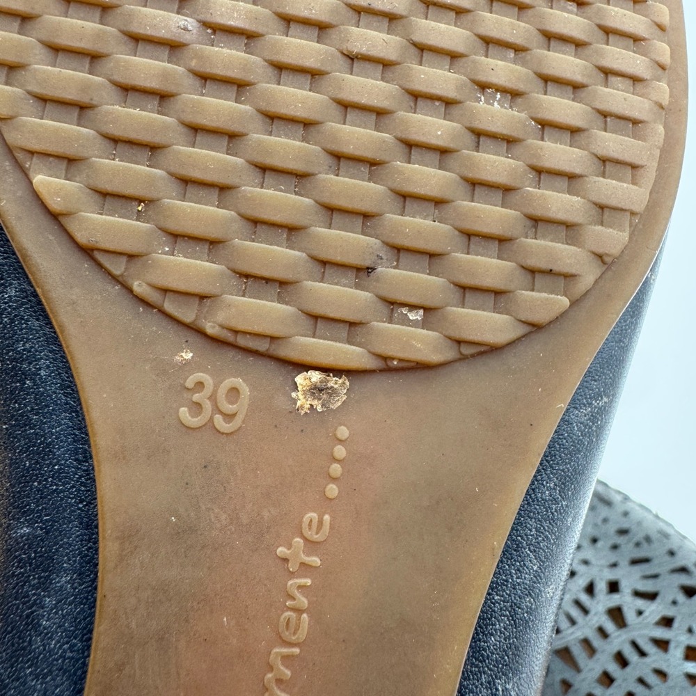 Pikolinos Puerto Vallarta 655-0906 Black Leather Mary Jane Sandals Women 8.5-9 - Picture 6 of 14